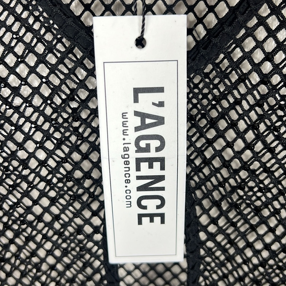 L'AGENCE Sara Mesh Cover-Up Dress - Picture 9 of 12